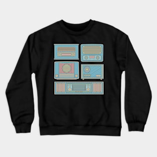 Blue Classic Camera Crewneck Sweatshirt